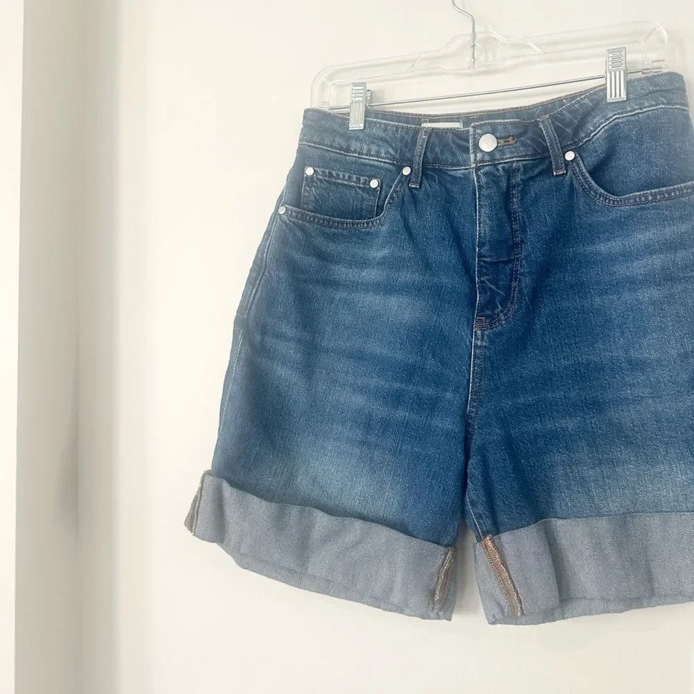 Anthropologie PILCRO Denim Cuffed Shorts 28 - Picture 2 of 5